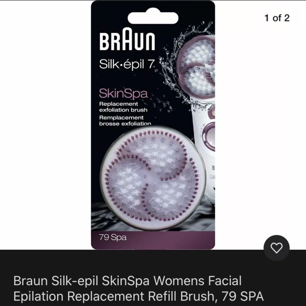 Braun Silk-epil SkinSpa Facial Brush, 79 SPA